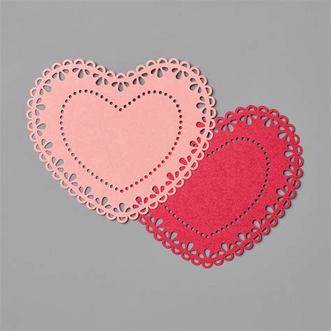 Heart Doilies Valentine Cards Handmade Valentines Cards Handmade