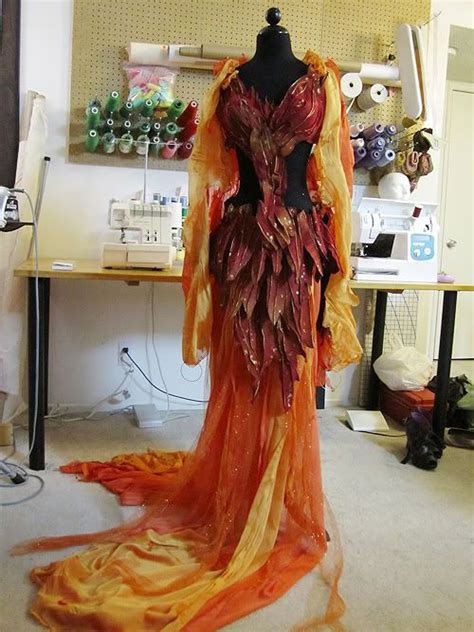 Fire Dragoon And Zelda Project Fire Costume Costume Design Fairy Dress