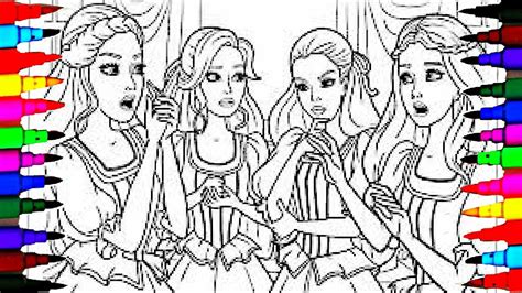Not sure when coming back. Coloring Pages BARBIE and her Friends Coloring Book Videos ...
