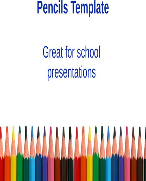 Download Pencil Powerpoint Template For Free Formtemplate