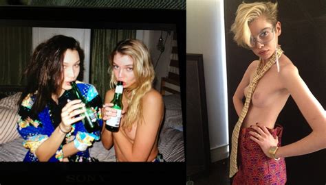 Stella Maxwell Leaked Nude With Bella Hadid 3 Photos The Fappening
