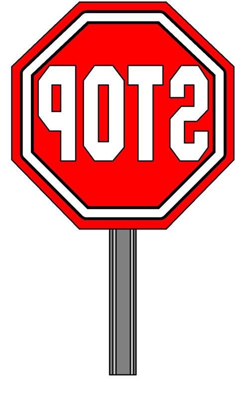 Stop Sign Template Printable Clipart Best Template For Stop Sign