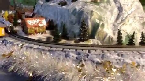 N Scale Christmas Model Train Layout Youtube