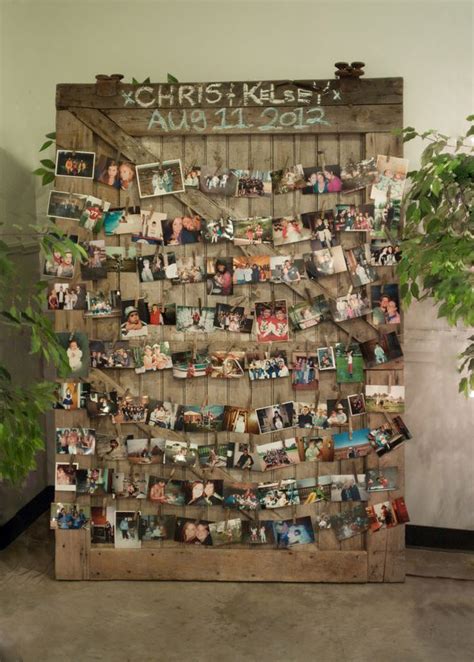 Having great wedding reception decoration can add to the great memories that you have on your big day and can help guests have a. Top 35 Super Cool Photo Display Ideas for Your Wedding - Stylish Wedd Blog