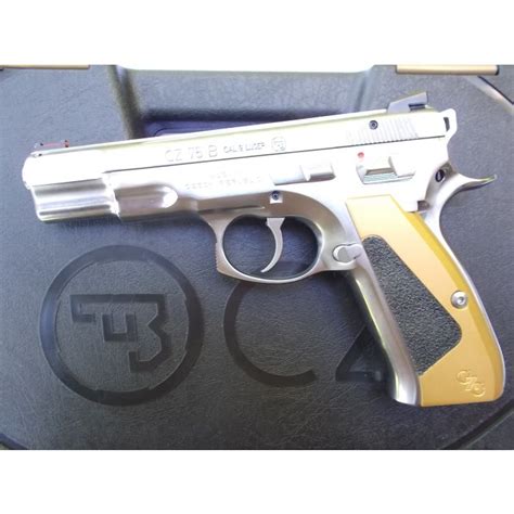 Cz 75b 9mm Custom Shop Stainless High Polished Finish Pistol 96182