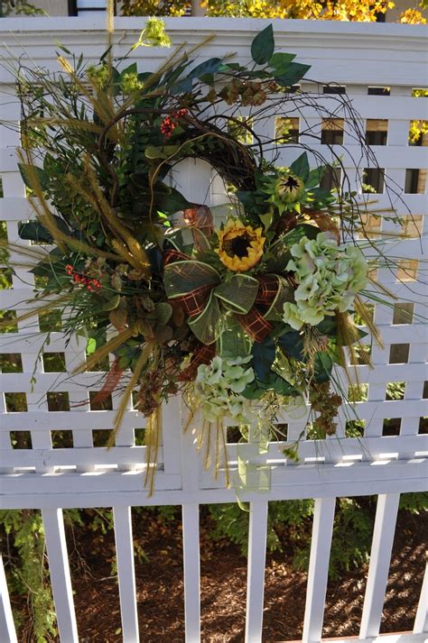 Everyday Wreath Front Door Wreaths Floral Design Natural Birch Etsy