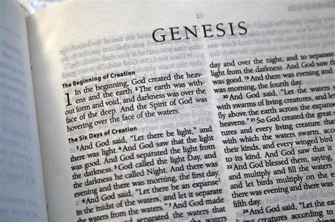 Genesis 1 Bible Verse Stock Photo Image Of Bible Love 7577854