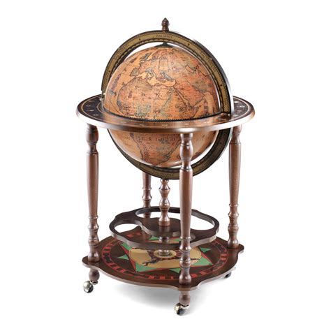 Darwin Italian Globe Bar Antique World Globe Drinks Cabinet