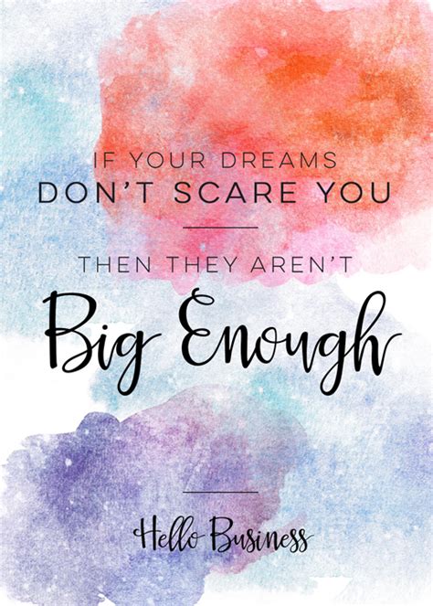 Daily dose of best quotes, funny trolls and cute pictures. If Your Dreams Don't Scare You - They Aren't Big Enough! — Hello World Paper Co. & Stamps