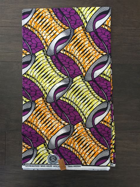Purple African Print Fabric African Fabricpurple African