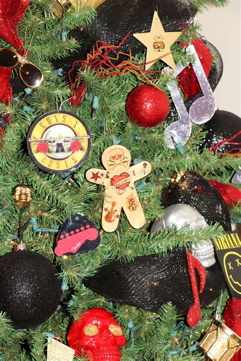 Another rock and roll christmas. Rock N Roll Christmas Tree in the basement | Christmas ...