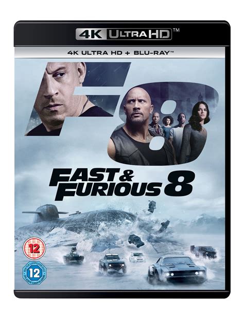 Fast And Furious 8 4k Ultra Hd Blu Ray Free Shipping Over £20 Hmv Store