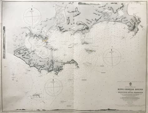 1910 Admiralty Chart Albany King George Sound Trowbridge Gallery