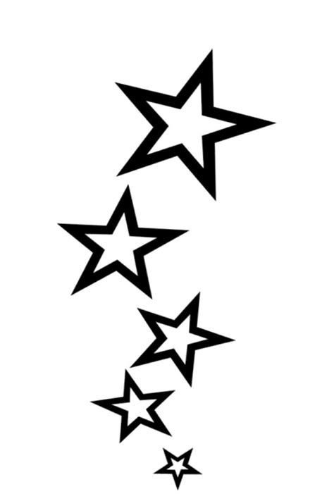 Estrelas Para Colorir Tatuaje De Estrella Tatuajes De Estrellas Estrellas Para Imprimir