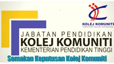Maklumat permohonan upu bagi lepasan sijil pelajaran malaysia (spm) dan sijil tinggi persekolahan malaysia (stpm) untuk kemasukan ke universiti awam (ua), politeknik, kolej komuniti dan ilka boleh dirujuk di bawah ini. Semakan Keputusan Tawaran Kolej Komuniti 2021 Online