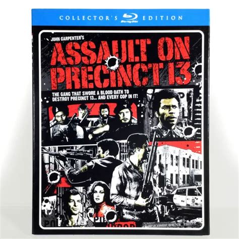 ASSAULT ON PRECINCT 13 Blu Ray 1976 Collector S Ed Like New W Slip