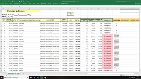 Control En Excel Vencimiento Facturas A Cobrar Empieza Ya Hojas De