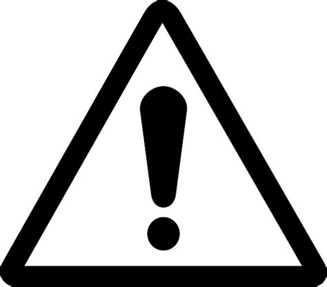 Yellow Warning Triangle Sign With Exclamation Mark