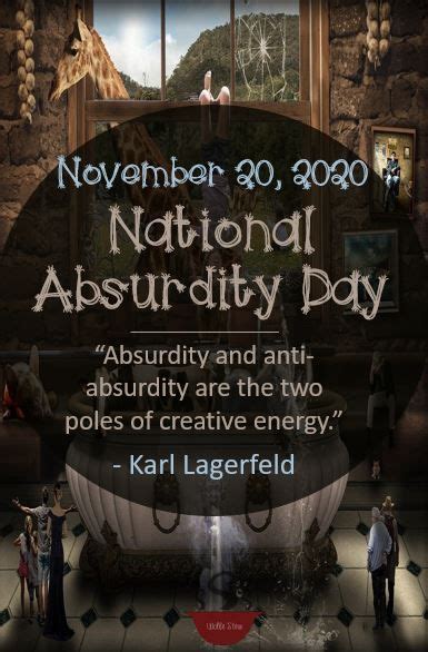 National Absurdity Day Literary Characters November Holidays Daily