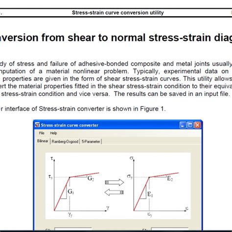 Helpful Hints And Tips Converting From Shear To Normal Stress Strain