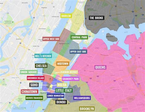 Mapa Turistico De La Ciudad De Nueva York