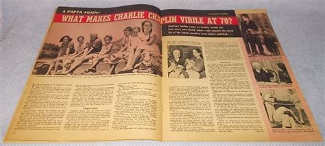 National Police Gazette Tabloid Magazine Marc 1960 Lucille Ball Charlie Chaplin Magazines
