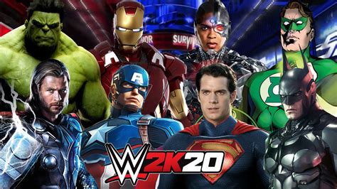 Marvel Avengers Vs Dc Justice League Wwe 2k20 Youtube