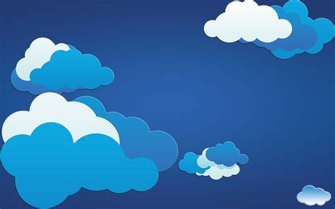 Wallpaper White Illustration Minimalism Sky Clouds Blue Cloud