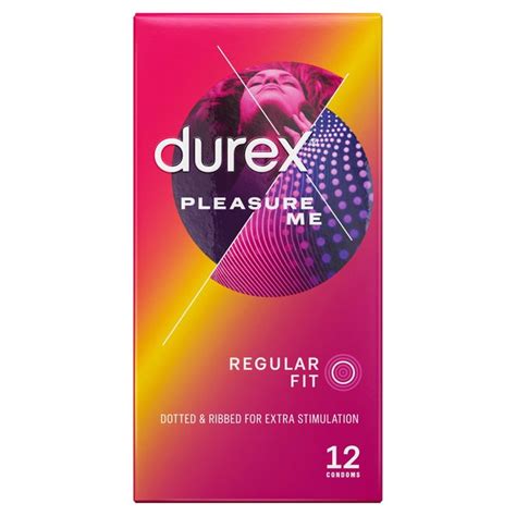 Durex Pleasure Me Condoms Ribbed And Dotted Regular Fit Ocado