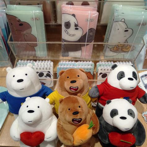 This collectible soft quality plush is just one style available with more characters to collect. Miniso Now Featuring "We Bare Bears" Back-To-School ...