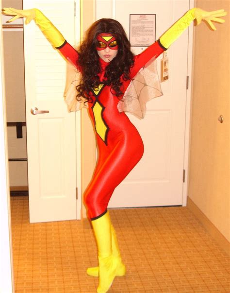 Spider Woman Jessica Drew Cosplay Spider Woman Costumes Spider