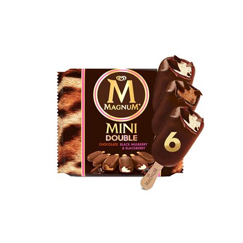 Magnum Mini Ice Cream Stick Double Mulberry 6 X 60ml Online At Best
