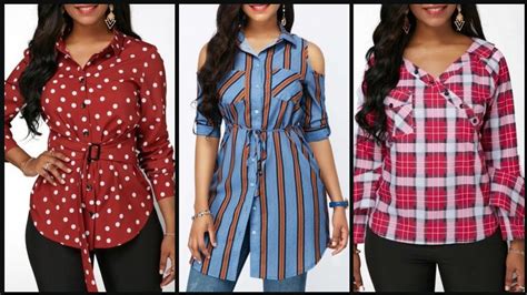 Top Class Stylish And Trendy Designer Casual Tunic Top Shirts Blouse