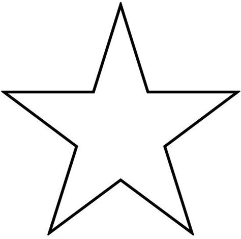 Free Star Shapes To Use As Patterns For Applique Quilting Or Clipart