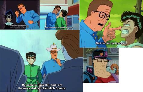 King Of The Hill Anime Meme Hank S Angry Outbursts Are Easily Taken Out