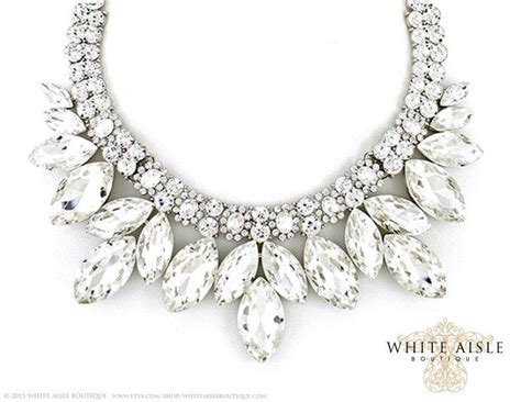 Crystal Bridal Jewelry Set Vintage Inspired Bridal Necklace