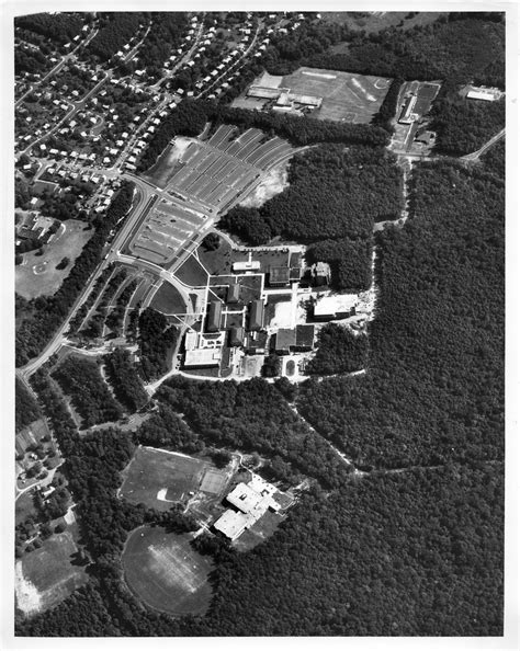 Large Area Aerial Photograph Of George Mason University Fairfax Campus