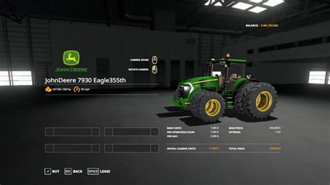 Fs19 Johndeere 7930 Eagle355th V10 Fs 19