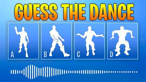 Guess The Fortnite Dance Name By The Sound Music 1 Fortnite
