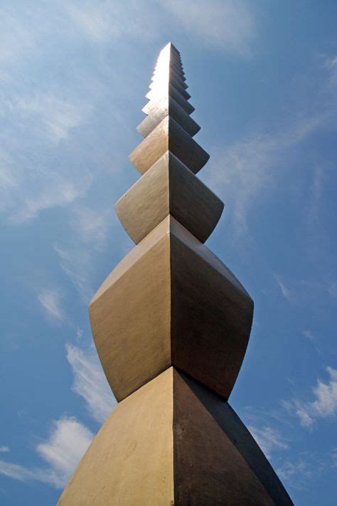 Columna Infinita Brancusi Esculturas Disenos De Unas Columnas