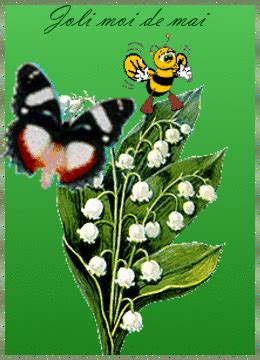 Raison de plus pour envoyer de jolies cartes ornées de muguet à ses gif animé anniversaire. Gifs animés muguet, 1er mai gratuits - Le blog de zapi