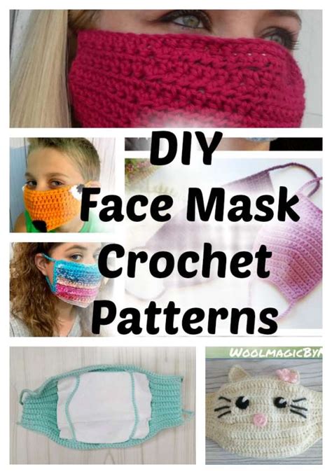Patterns Make Your Own Crochet Face Masks Crochet