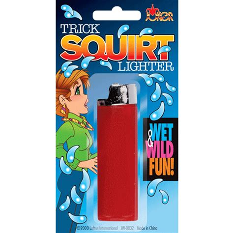 Squirt Lighter Gag T Joke Prank Cigarette Squirting Water Silly Tanga