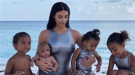 How many kids does kim kardashian have? Kim Kardashian shares 'almost impossible' first photo with ...