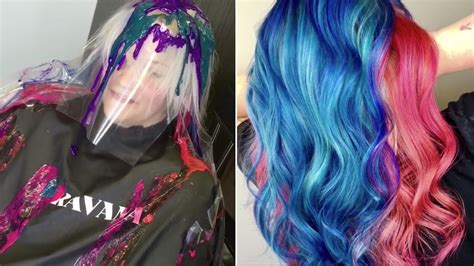 Drip Hair Color Is The New Viral Dyeing Technique On Instagram Allure
