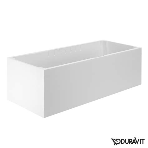 Bathtub with a rectangular basic and internal shape. Duravit Starck Wannenträger für Rechteck-Badewanne ...