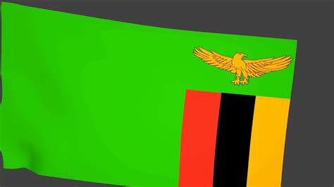 Zambia Flag Flag Of Zambia Republic Of Zambia Youtube