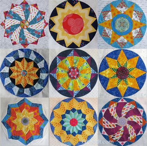 Shine The Circles Quilt Circle Quilts Millefiori Quilts Circle