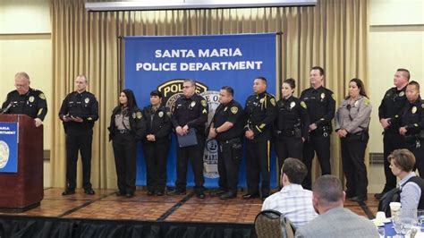 Video Santa Maria Police Officials Honored At Annual Awards Ceremony