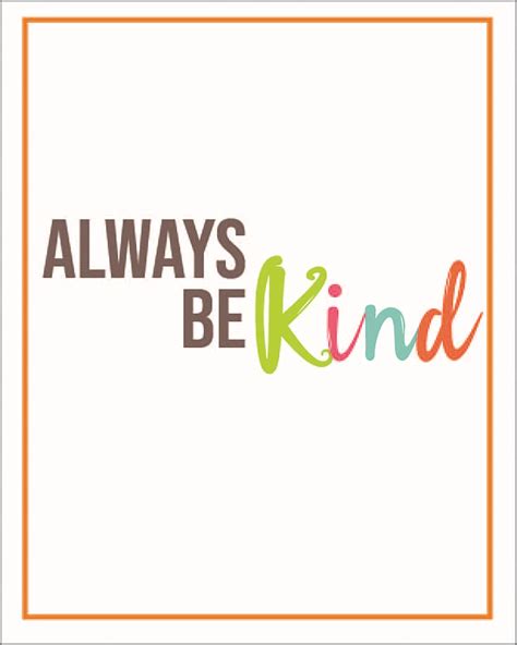 Always Be Kind Wall Art Prints Shop The Link Always Be Kind